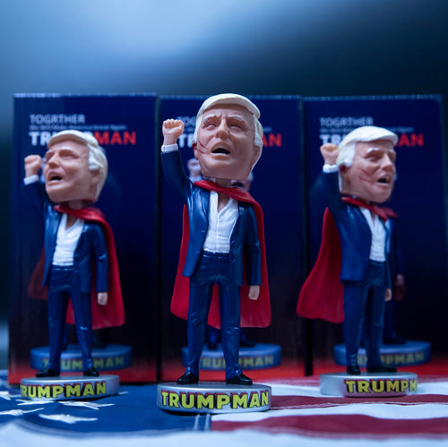 Trumpman Bobblehead: A Fusion of Leadership and Superheroism