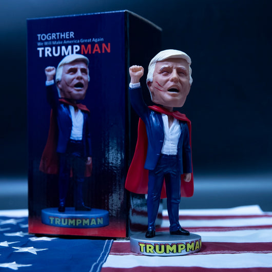 Trumpman Bobblehead: A Fusion of Leadership and Superheroism